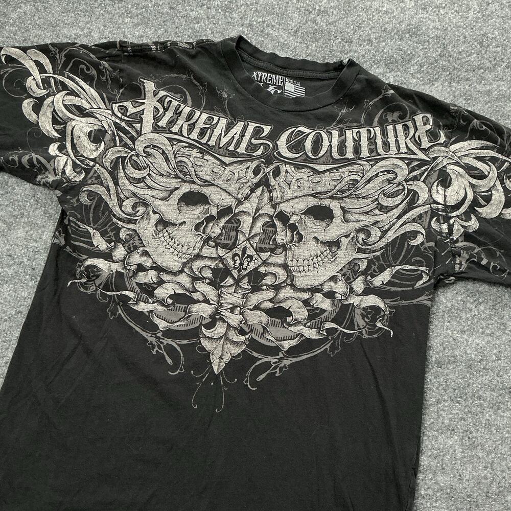 Xtreme Couture Affliction Graphic T Bones Y2K Vintage Men’s Medium